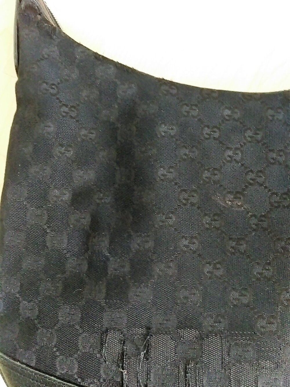 Authentic Gucci Black Hobo Shoulder Bag - Picture 10 of 11